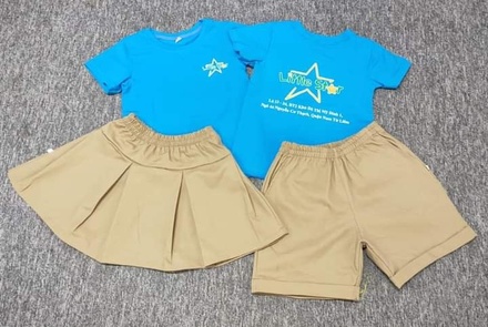 Áo đồng phục trẻ em in Ngọc Liên