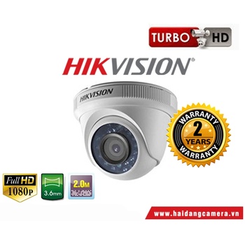 CAMERA HDTVI DOME HIKVISION DS-2CE56D0T-IRP (2.0MP)