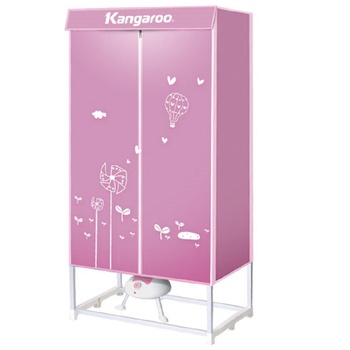 Tủ sấy quần áo Kangaroo KG326H màu hồng