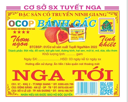 Bánh gấc Nga Tới