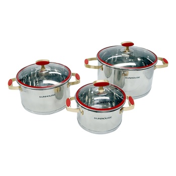 Bộ nồi Inox 5 đáy Sunhouse SHG2503MSC